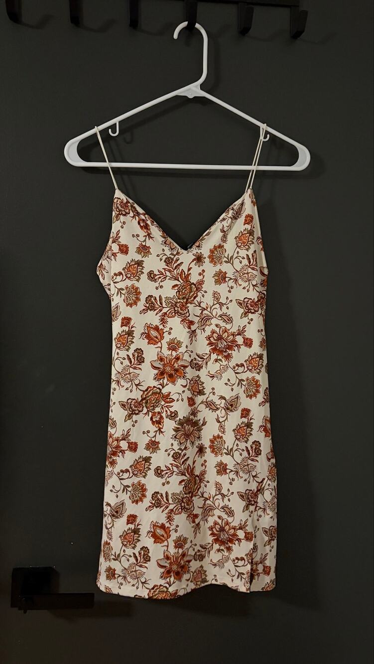 Windsor Brown and Orange Floral Dress